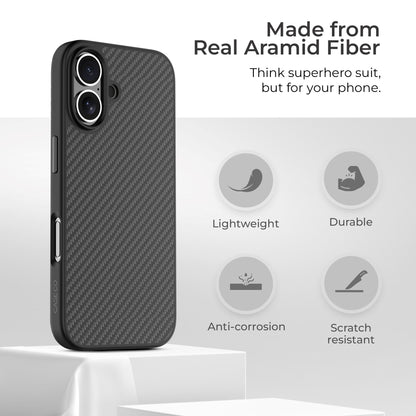 iPhone 16 Aramid Fiber Military-Grade Protective Case