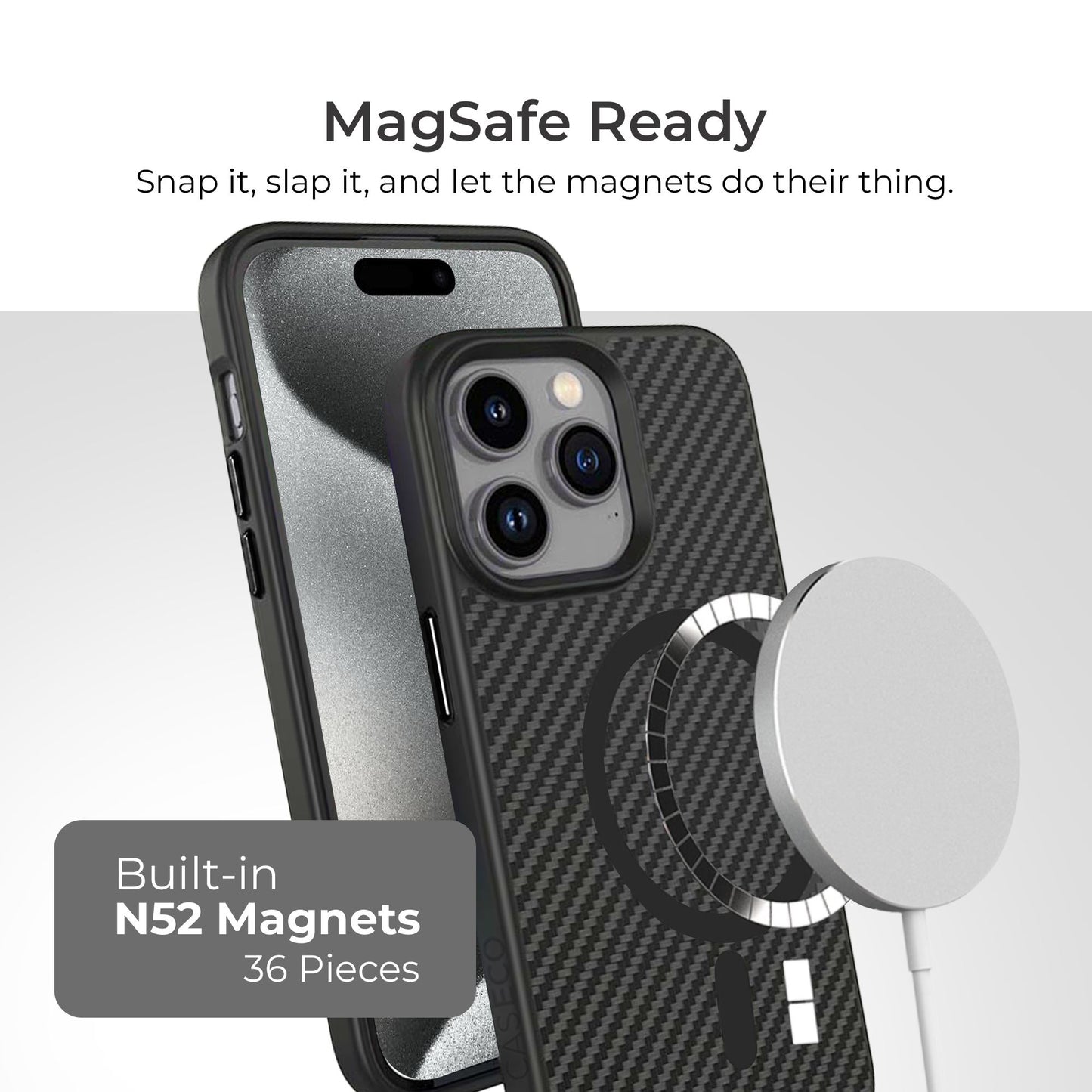 iPhone 15 Pro Aramid Fiber Military-Grade Protective Case