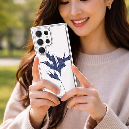 Samsung Galaxy S26 Ultra Clear Design Case - Indigo Whisper