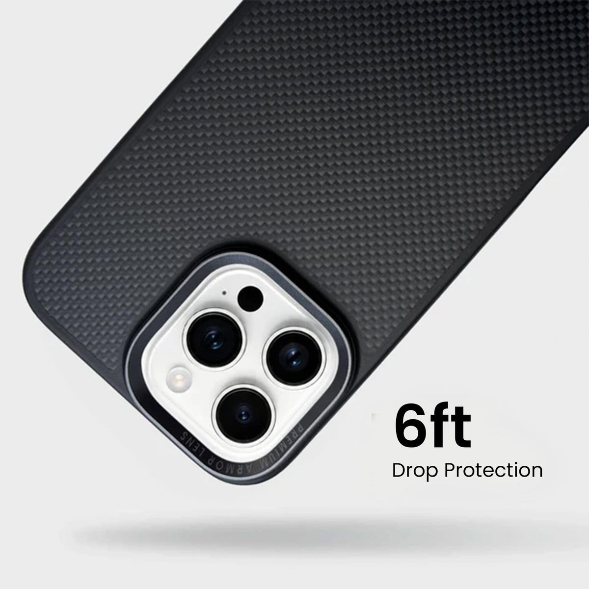 iPhone 16 Pro Max Aramid Fiber Weave Pattern Case