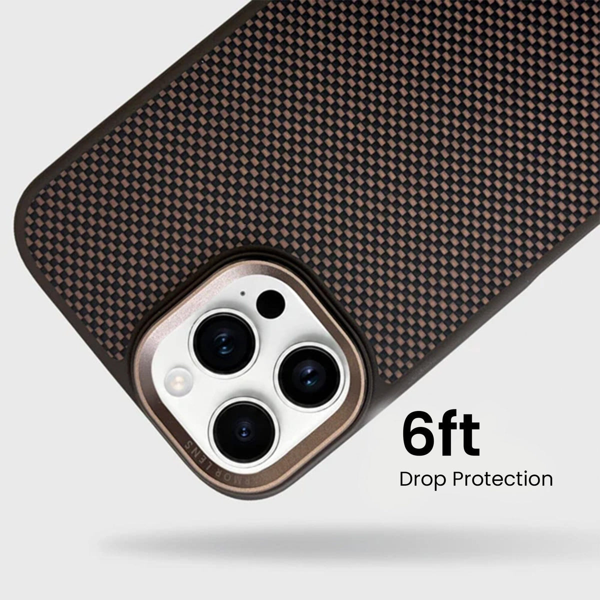 iPhone 16 Pro Max Aramid Fiber Weave Pattern Case