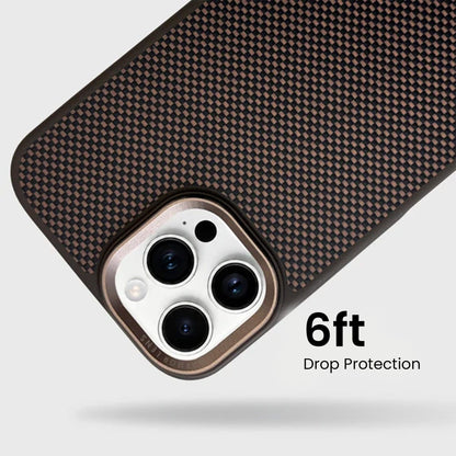 iPhone 16 Pro Max Aramid Fiber Weave Pattern Case