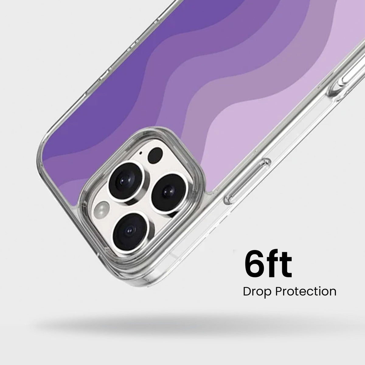 iPhone 16 Pro Case With MagSafe - Purple Wave
