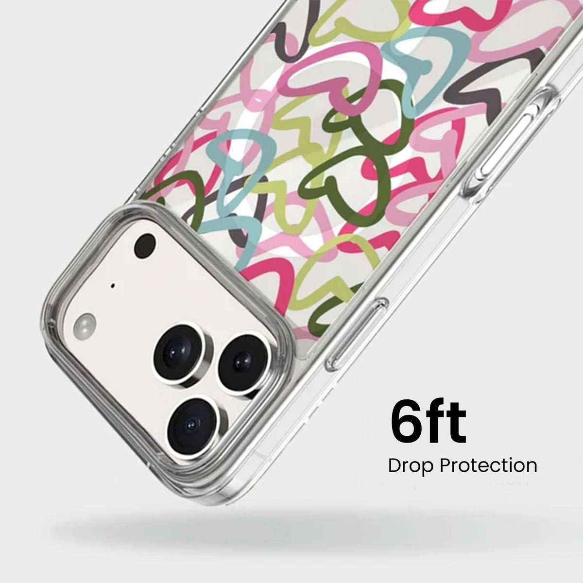 iPhone 17 Pro Max Clear Case - Graffiti Design