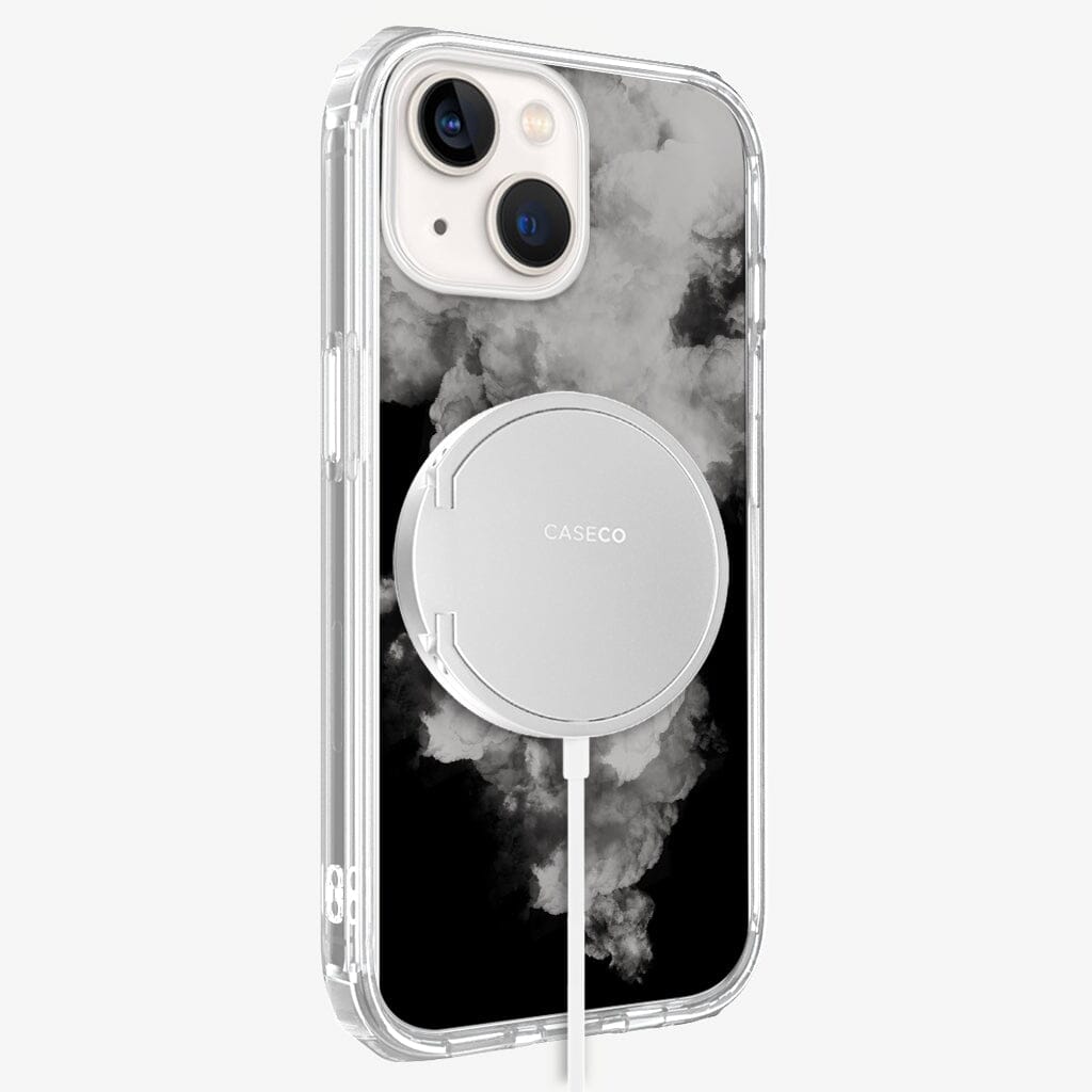 iPhone 15 Case With MagSafe - White Cloud