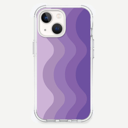 iPhone 14 Purple Wave Case With MagSafe | Eco‑Friendly Protection