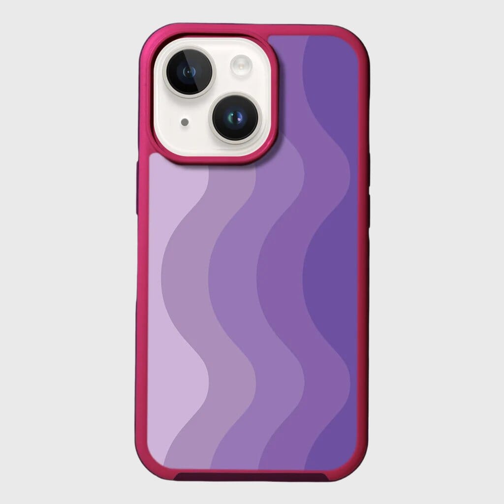 MagSafe iPhone 13 Purple Wave Case