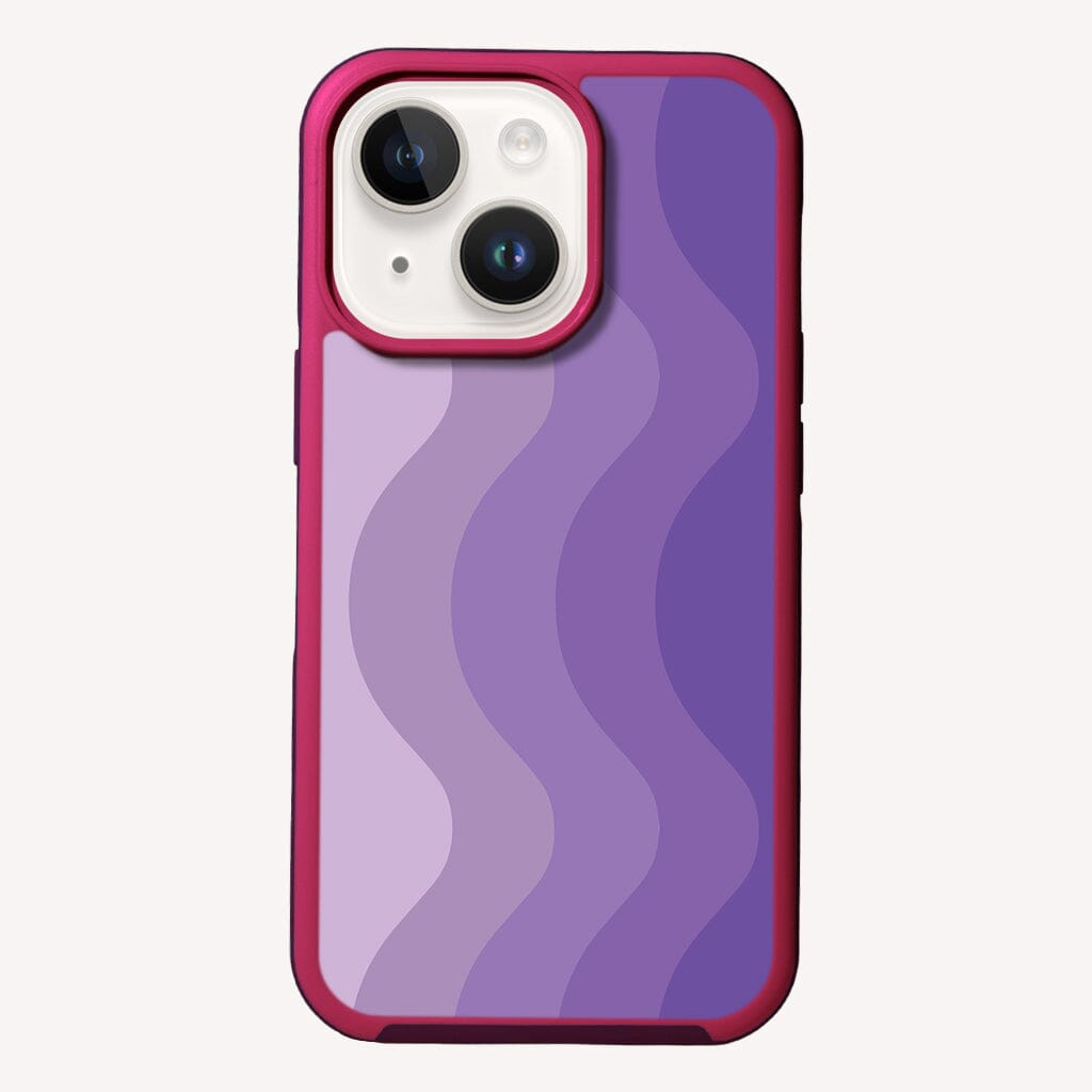 MagSafe iPhone 14 Purple Wave Case