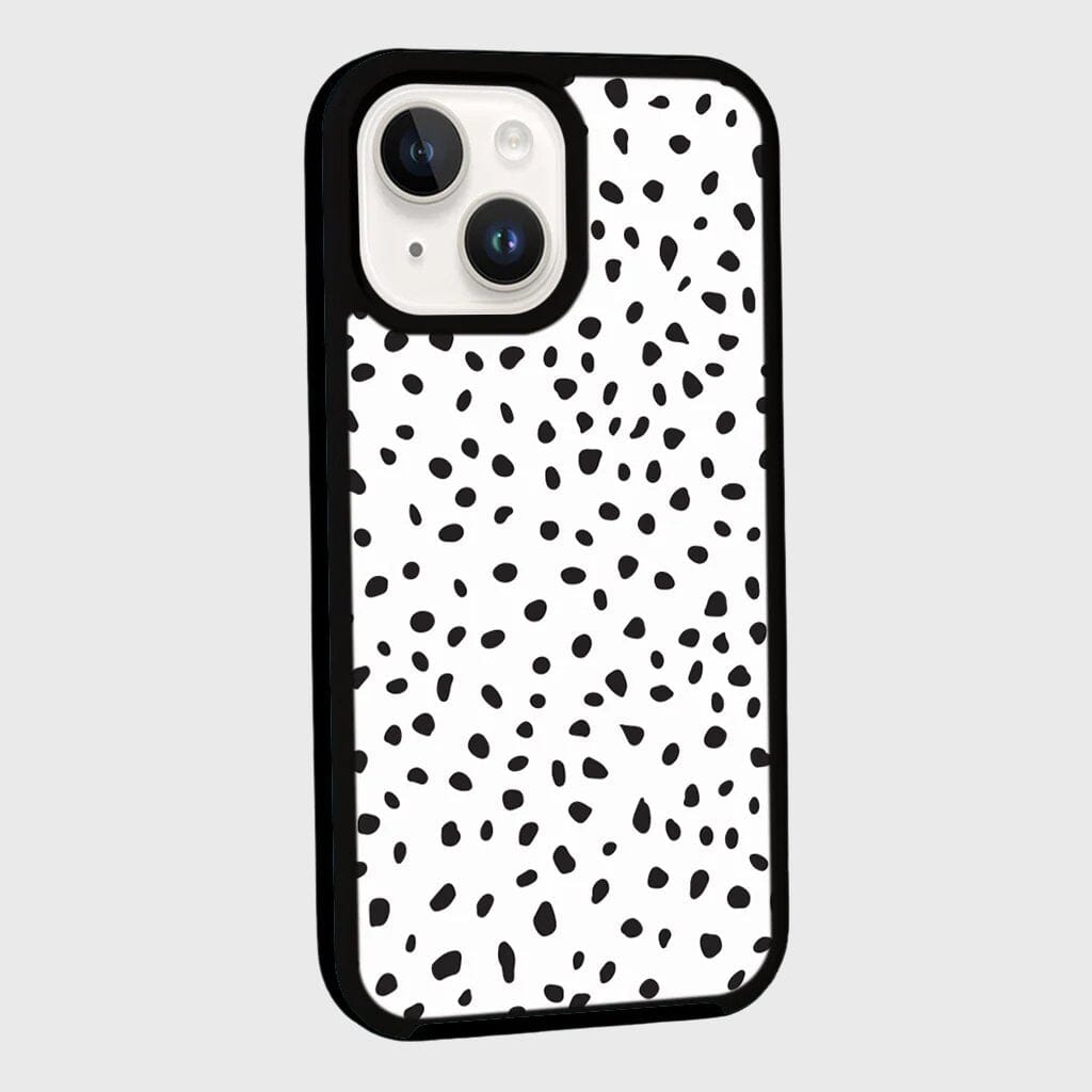 MagSafe iPhone 13 White Polka Dots Case