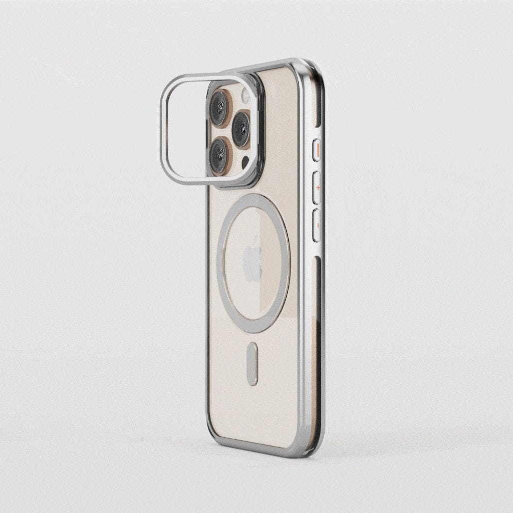 iPhone 16 Pro Anti Yellow Clear Case with Camera Kickstand