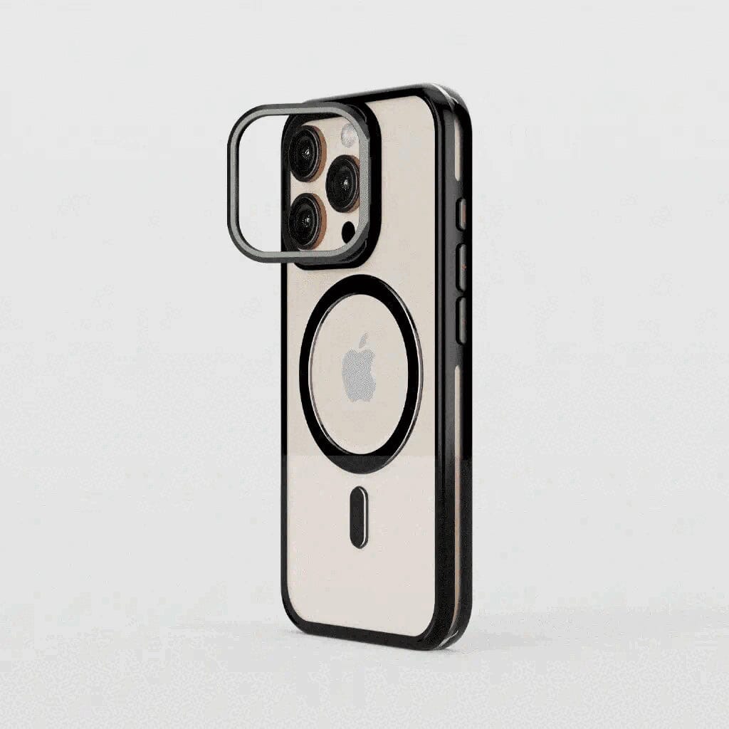 iPhone 16 Pro Max Anti Yellow Clear Case with Camera Kickstand