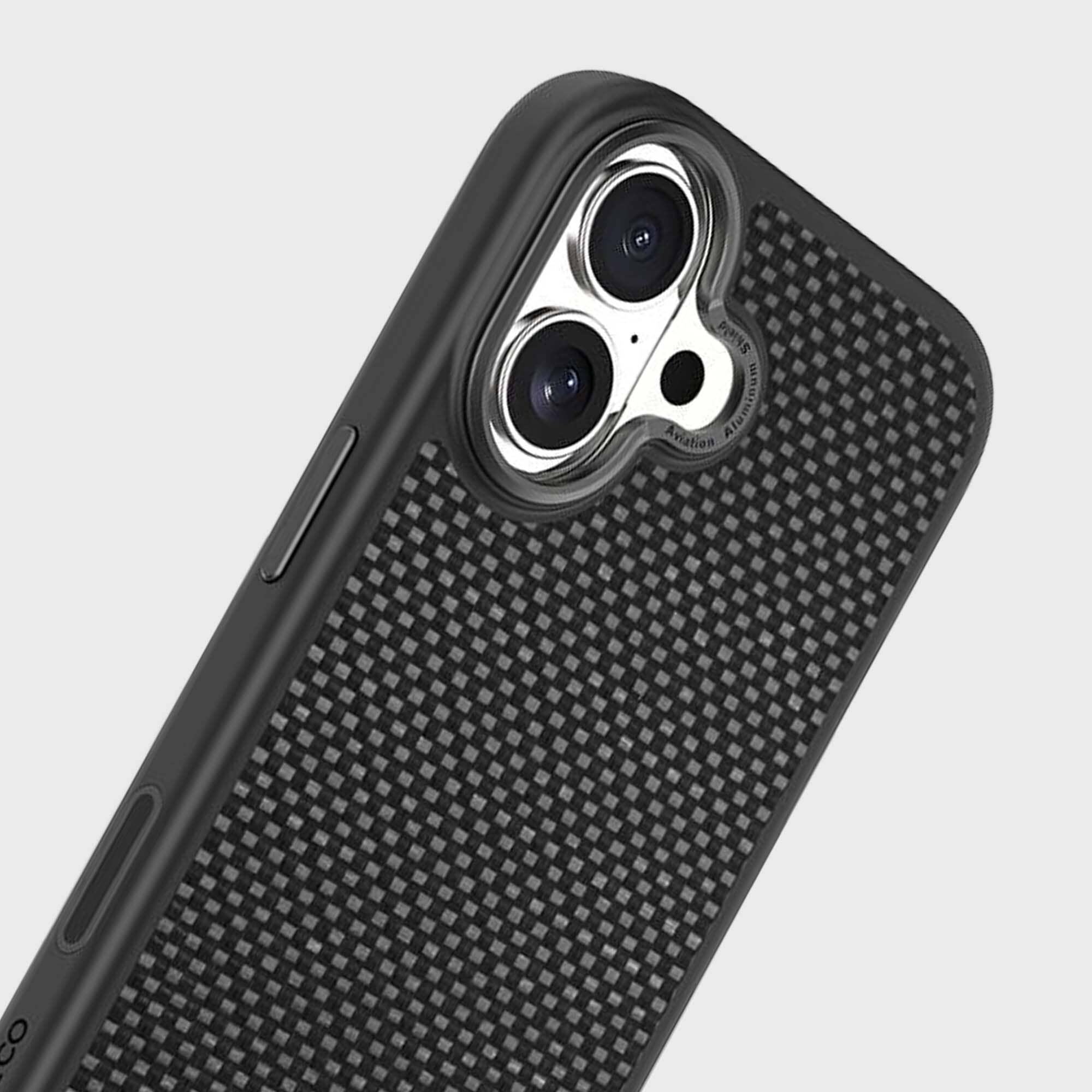iPhone 17 Aramid Fiber Weave Pattern Case