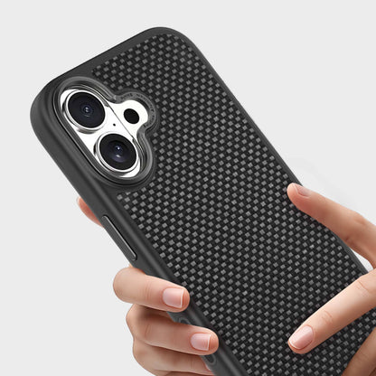 iPhone 17 Aramid Fiber Weave Pattern Case