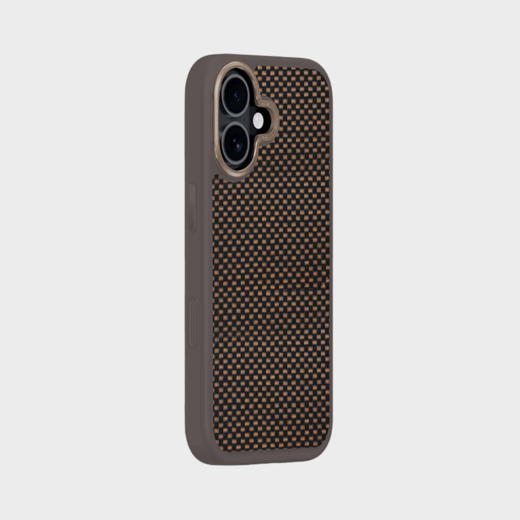iPhone 17 Aramid Fiber Weave Pattern Case