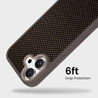 iPhone 16 Aramid Fiber Weave Pattern Case