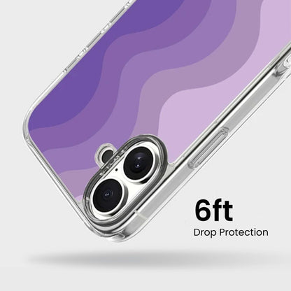 iPhone 16 Case With MagSafe - Purple Wave