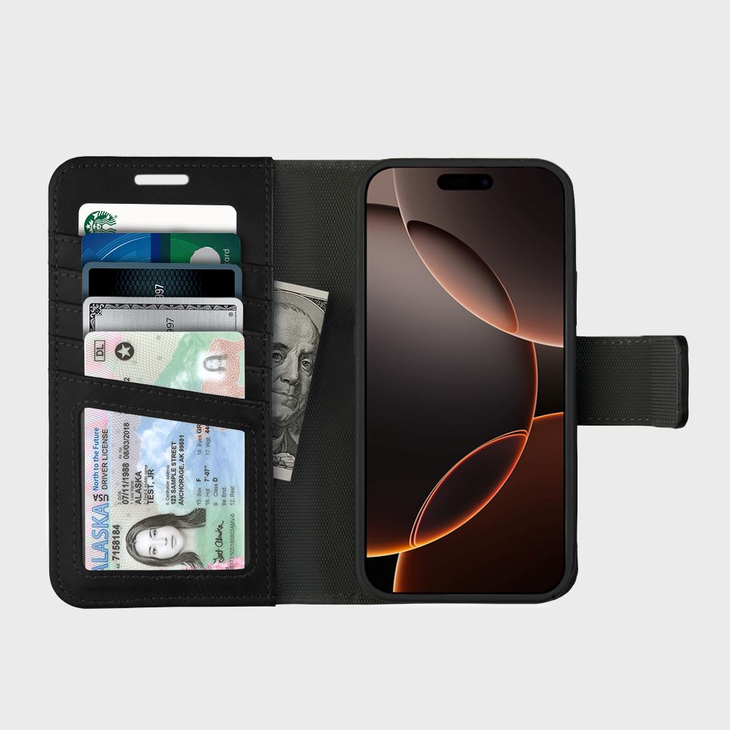 iPhone 16 Pro Max Wallet Case With MagSafe - 5th Ave – Caseco Inc