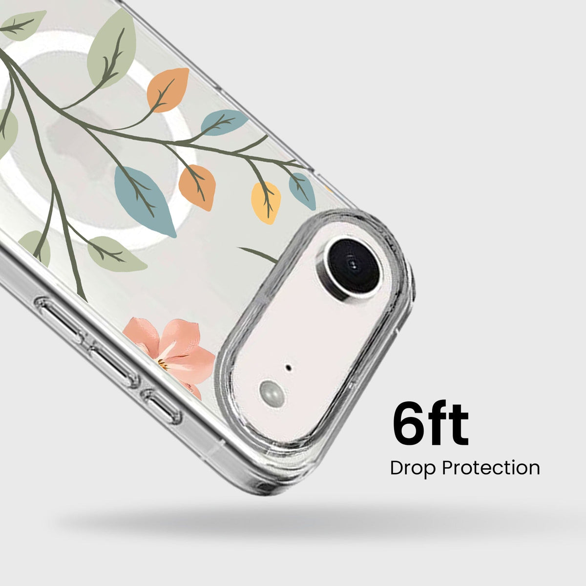 iPhone Air Easter Floral Clear Case With MagSafe