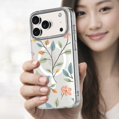 MagSafe iPhone 17 Pro Easter Floral Clear Case