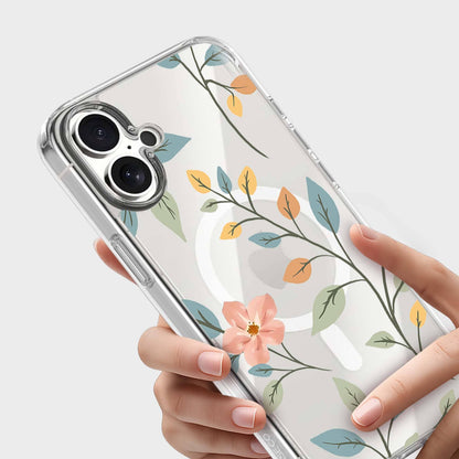 MagSafe iPhone 17 Easter Floral Clear Case
