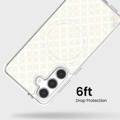 Samsung Galaxy S26 Clear Design Case - Petal Gold