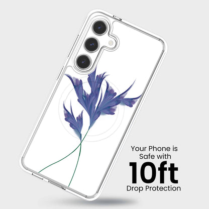 Samsung Galaxy S26 Clear Design Case - Indigo Whisper