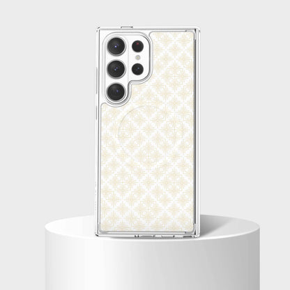 Samsung Galaxy S26 Ultra Clear Design Case - Petal Gold