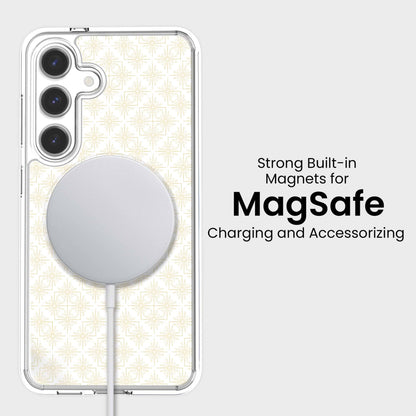 Samsung Galaxy S26 Clear Design Case - Petal Gold