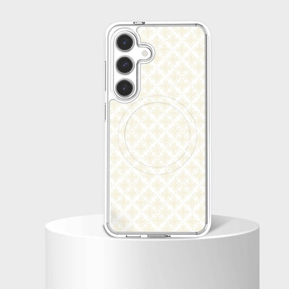 Samsung Galaxy S26 Clear Design Case - Petal Gold