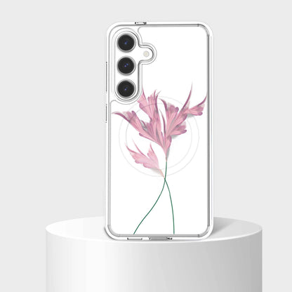 Samsung Galaxy S26 Clear Design Case - Rose Whisper