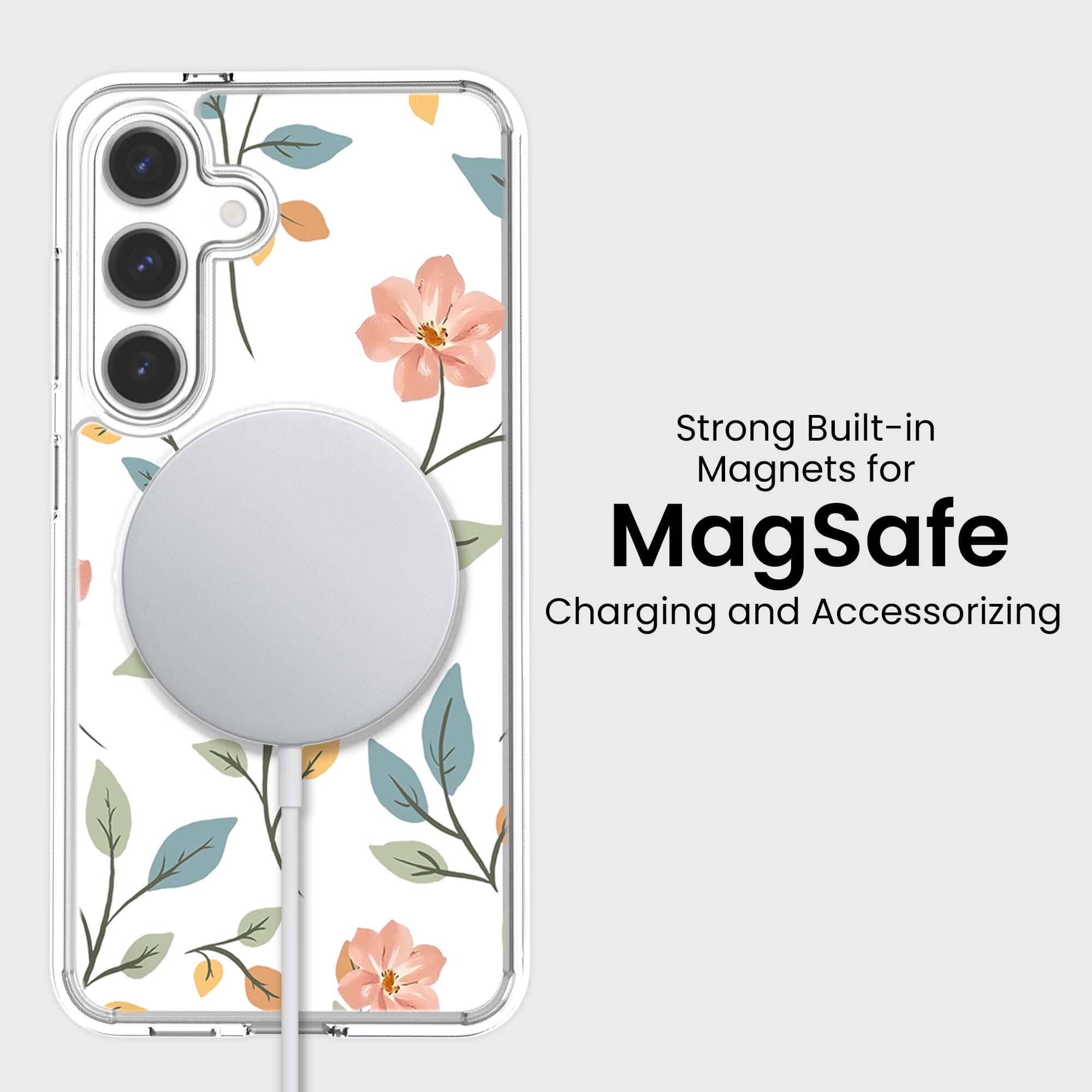 Samsung Galaxy S26 Easter Floral Clear Case