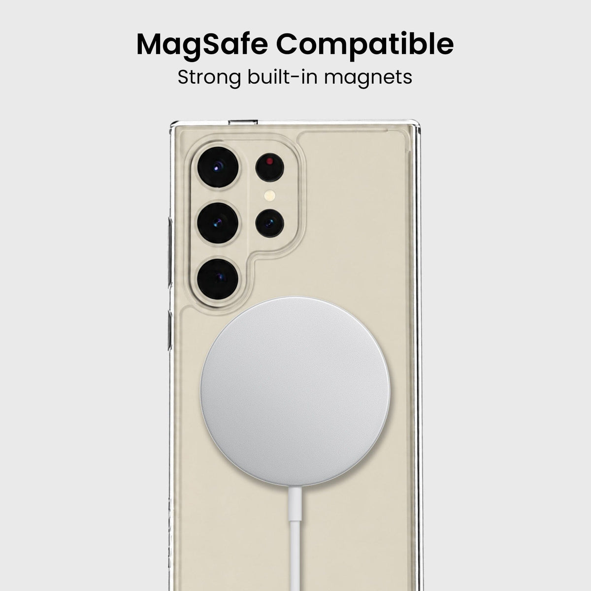 Samsung Galaxy S26 Ultra Clear Case with MagSafe