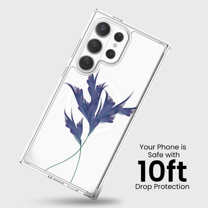 Samsung Galaxy S26 Ultra Clear Design Case - Indigo Whisper