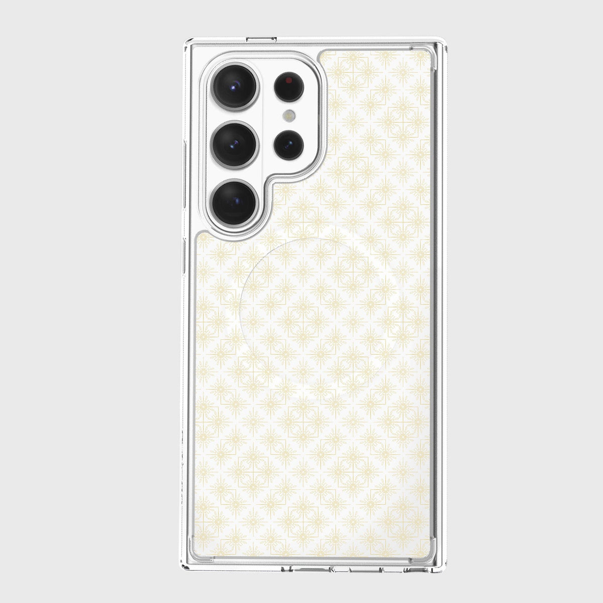 Samsung Galaxy S26 Ultra Clear Design Case - Petal Gold