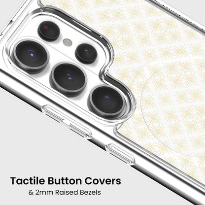 Samsung Galaxy S26 Ultra Clear Design Case - Petal Gold