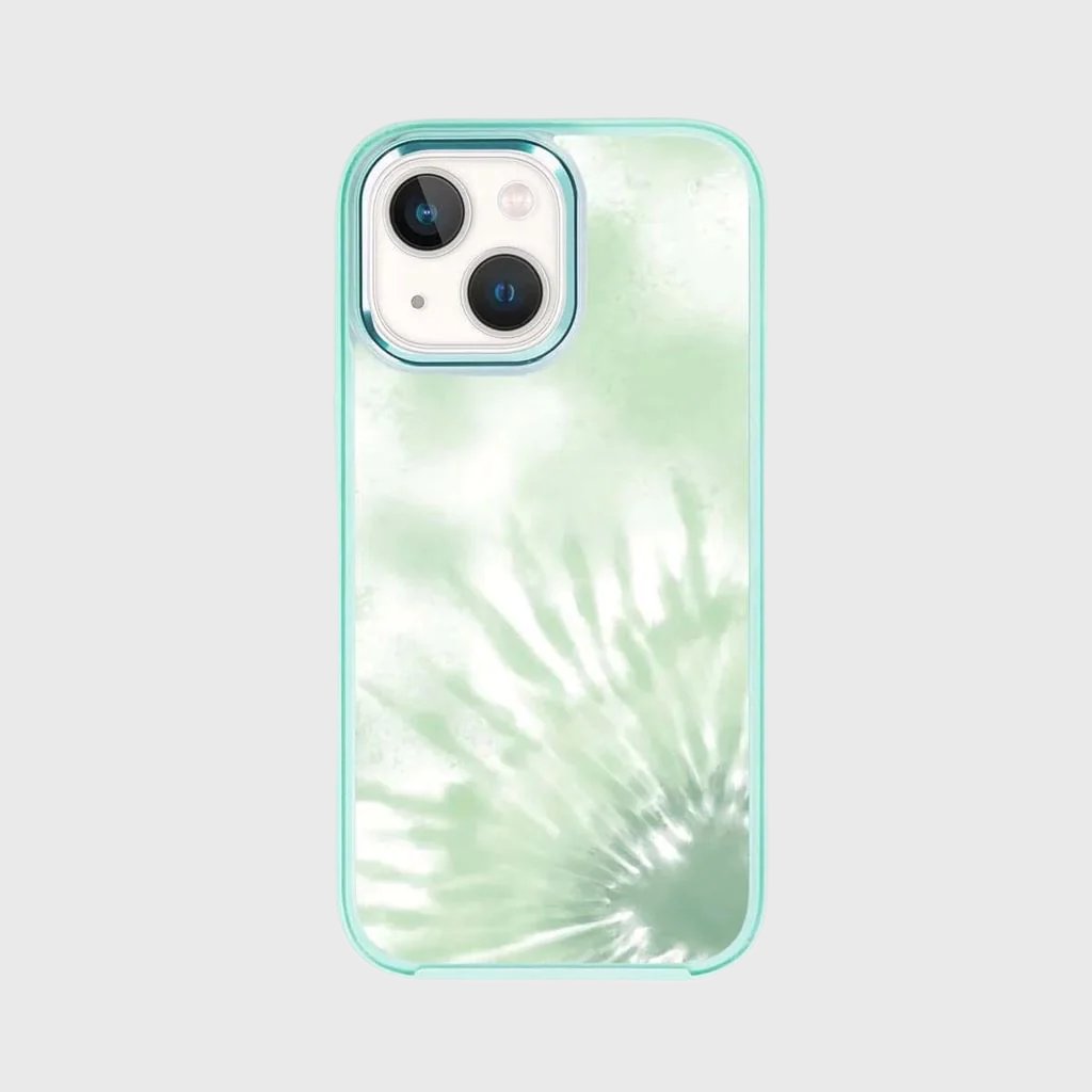 MagSafe iPhone 14 Green Tie Dye Case