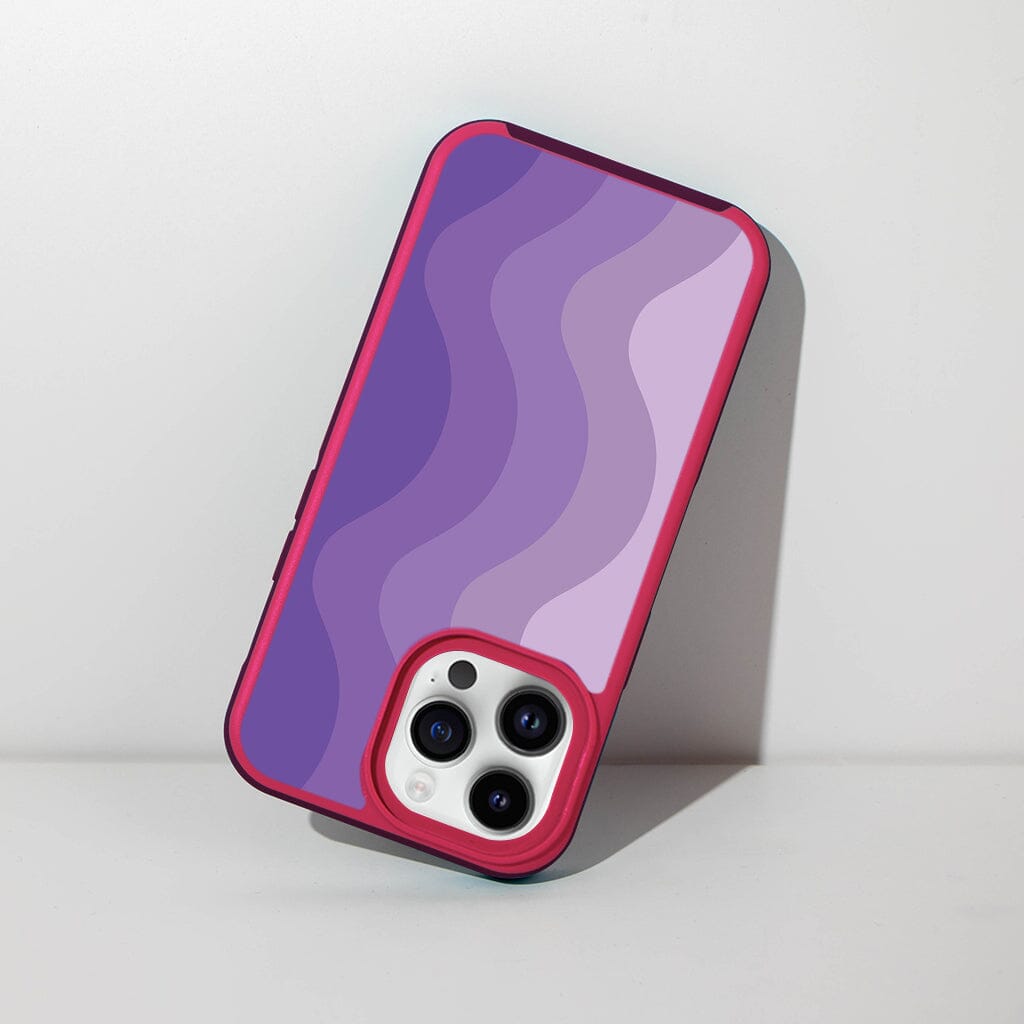 MagSafe iPhone 13 Pro Purple Wave Case