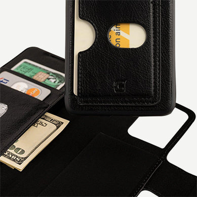 Samsung Galaxy S21 Ultra Magnetic Wallet Case - Bond II - Vegan Leather