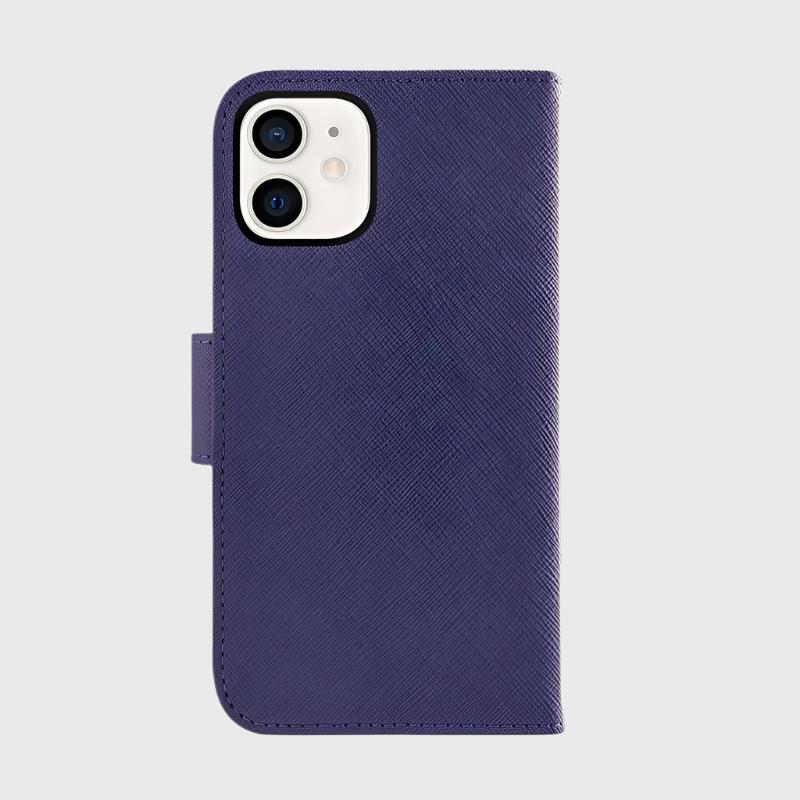 iPhone 12 Mini Wallet Case - Sunset Blvd - Purple - Back